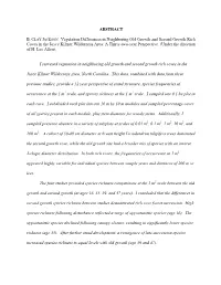 Vegetation Differences in Neighboring Old-Growth