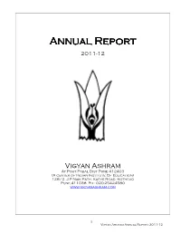 Annual Report Annual Report