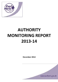 Authority Monitoring Report 2013-14