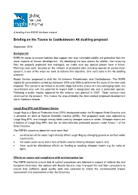 Briefing on the Toome to Castledawson A6 Dualling Proposal