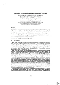Identification of Pollution Sources Within the Sungai