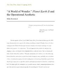 Planet Earth II and the Operational Aesthetic