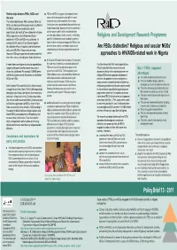 Policy Brief 13 - 2011