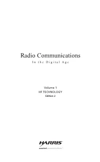 Radio Communications in the Digital Age
