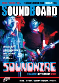 Soundboard Magazine • Issue 9 • February/March 2020 Inside