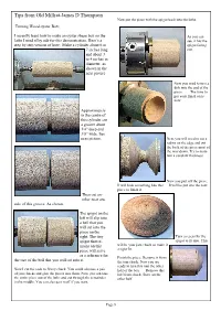 Turning Tips