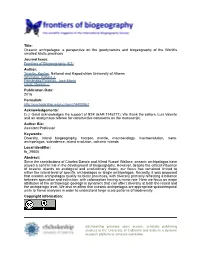 A Perspective on the Geodynamics And