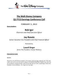 Event Transcript