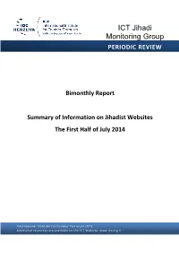 ICT Jihadi Monitoring Group