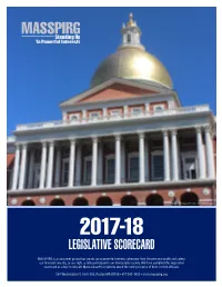 Legislative Scorecard