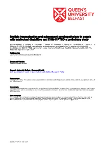Multiple Traumatisation and Subsequent Psychopathology in People with Intellectual Disabilities and DSM-5 PTSD a Preliminary Study
