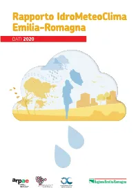 Rapporto Idrometeoclima 2020