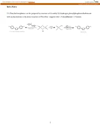 Reactivity of WR Towards Diamines and Diols