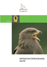 Artenschutzprogramm Adler
