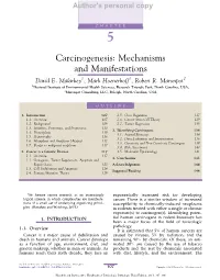 Carcinogenesis-Mechanisms-And-Manifestations.Pdf