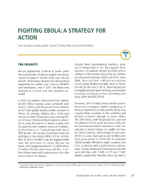 Fighting Ebola: a Strategy for Action