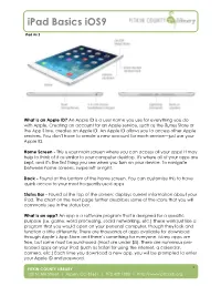 Ipad Basics Ios9