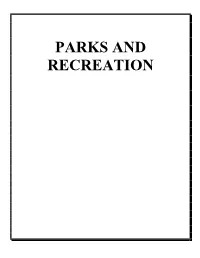 Parks and Recreation