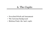 6. the Cogito