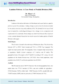 A Case Study of Nashik Division (MS)