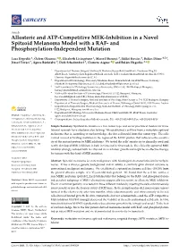 Allosteric and ATP-Competitive MEK-Inhibition in a Novel Spitzoid Melanoma Model with a RAF- and Phosphorylation-Independent Mutation