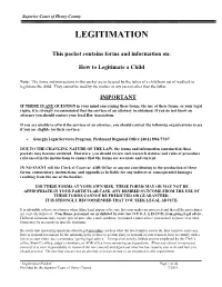Legitimation