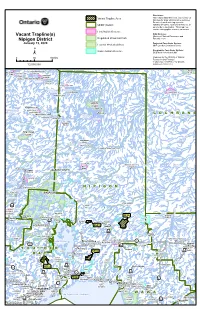 Nipigon District Regulated Provincial Park Forestry, 2020 January 13, 2020 Projected Coordinate System: Federal Protected Area MNR Lambert Conformal Conic