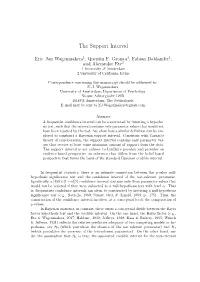 The Support Interval