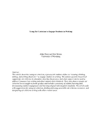 Using Art Criticism to Engage Students in Writing