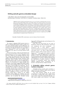 Drilling Azimuth Gamma Embedded Design