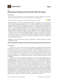 Fixpointed Idempotent Uninorm (Based) Logics