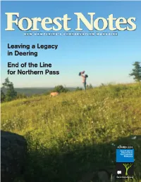 Leaving a Legacy in Deering End of the Line for Northern Pass