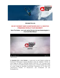 PR FWT Annoucement Countdown DE