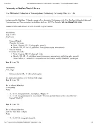 Yvar Mikhashoff Collection of Transcriptions - Music Library - University at Buffalo Libraries