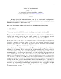 A Note on Gibbs Paradox 1. Introduction