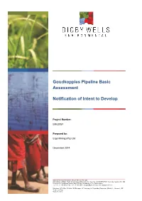 Goudkoppies Pipeline Basic Assessment Notification of Intent To