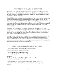 Monuments of Islamic Architecture