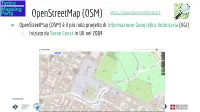 Openstreetmap (OSM)