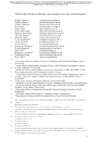 The Ecological Forecast Horizon, and Examples of Its Uses and Determinants