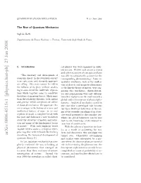 The Rise of Quantum Mechanics 3