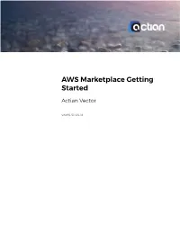 AWS Marketplace Getting Started