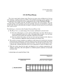 CS 155 Final Exam