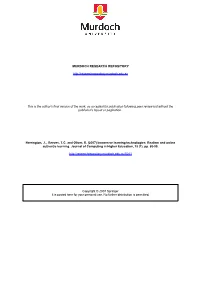 Immersive Learning Technologies: Realism and Online Authentic Learning