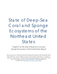 Chapter 9. State of Deep-Sea Coral and Sponge Ecosystems of the U.S