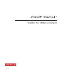 Javatest™ Harness 4.3