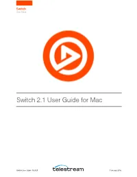 Switch User Guide 182925 February 2016