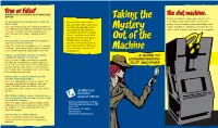 Taking the Mystery out of the Machine