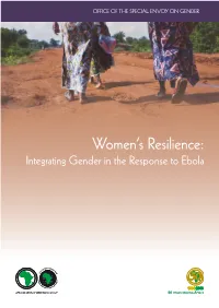 Women's Resilience: Integrating Gender in the Response to Ebola