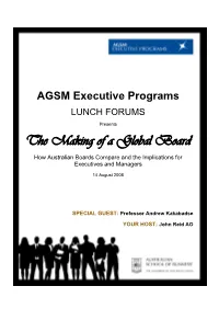 AGSM Executive Programs