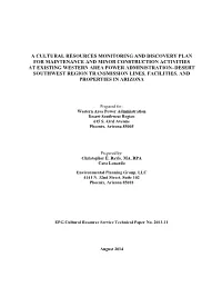 Monitoring and Discovery Plan